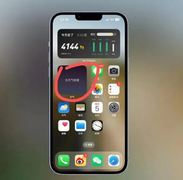 万江街道苹果手机维修分享:iOS16主屏幕天气小组件无法正常工作怎么办？ 